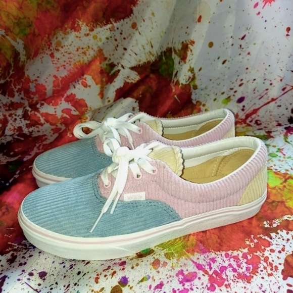 Vans Era Corduroy Colorblock Shoes - Picture 8 of 9